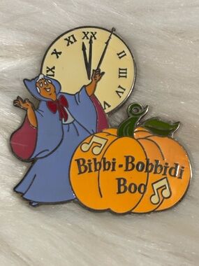 Disney Pin Magical Musical Moments Bibbi-Bobbidi-Boo Fairy Godmother Clock